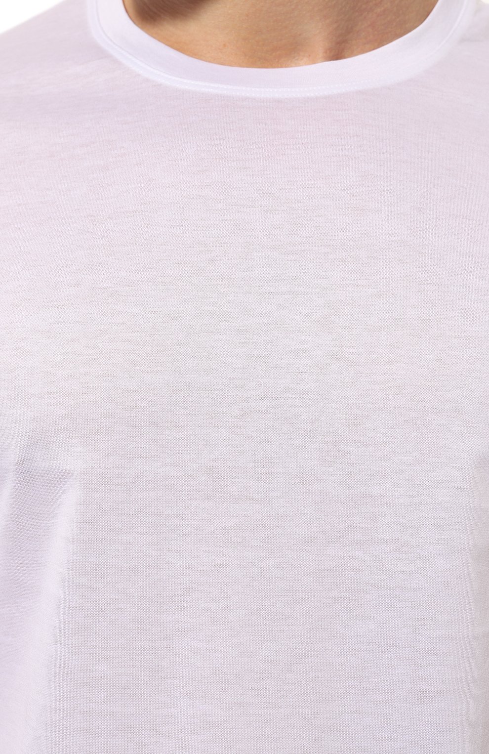 Мужская хлопковая футболка ANDREA CAMPAGNA белого цвета, арт. TSMC/JERLUX | Фото 5 (Принт: Без принта; Рук ава: Короткие; Длина (для топов): Стандартные; Материал сплава: Проставлено; Материал внешний: Хлопок; Драгоценные камни: Проставлено; Стили: Кэжуэл)