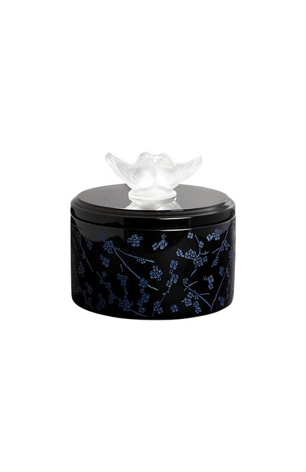 Шкатулка fleurs de cerisier LALIQUE черного цвета по цене 93550 руб., арт. 10687100 | Фото 1