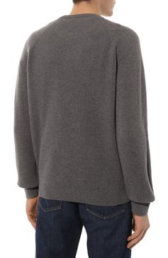 Мужские кашемировый пуловер CANESSA серого цвета, арт. EMKG001 FK0001T | Фото 7 (Региональные ограничения белый список (Axapta Mercury): Не проставлено; Материал сплава: Проставлено; Нос: Не проставлено; Женское Кросс-КТ: Пуловер-одежда; Драгоценные камни: Проставлено; Стили: Кэжуэл)