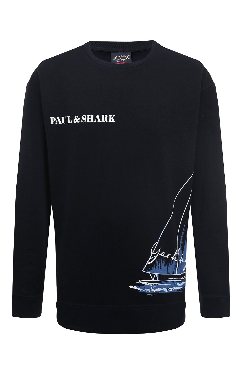 Свитшоты Paul&Shark, Хлопковый свитшот Paul&Shark, Италия, Синий, Хлопок: 100%;, 13332974  - купить
