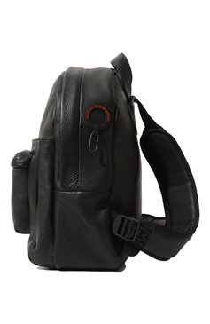 Мужской кожаный рюкзак VIC MATIE черного цвета, арт. 1A0158TC999C6HB001 | Фото 4 (Материал: Натуральная кожа; Стили: Кэжуэл; Размер: large)