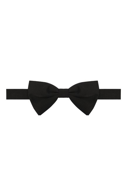 Мужской шелковый галстук-бабочка CANALI черного цвета, арт. 02/HJ00040 | Фото 1 (�Материал: Текстиль, Шелк)