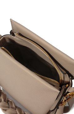 Женская сумка boheme COCCINELLE бежевого цвета, арт. E1 M50 19 04 01 | Фото 5 (Сумки-технические: Сумки top-handle; Материал: Натуральная кожа; Ремень/цепочка: На ремешке; Размер: small)