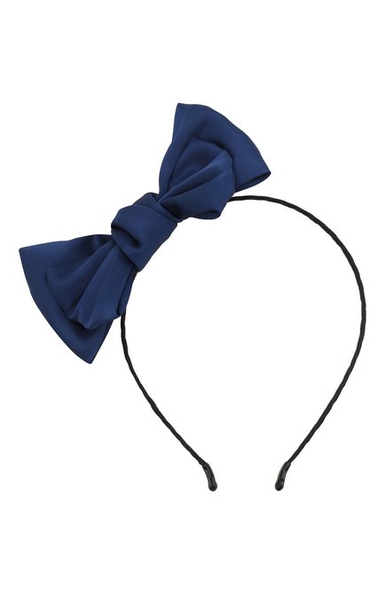 Детская ободок soft bow JUNEFEE синего цвета, арт. 6440 | Фото 1 (Региональные ограничения белый список (Axapta Mercury): RU)