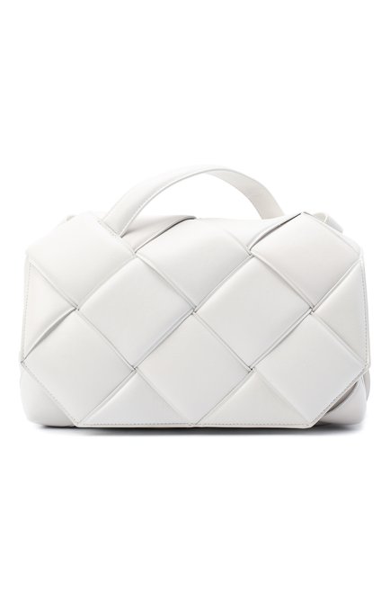 Женская сумка bv handle BOTTEGA VENETA белого цвета по цене 451500 руб., арт. 632647/VCQR1 | Фото 1