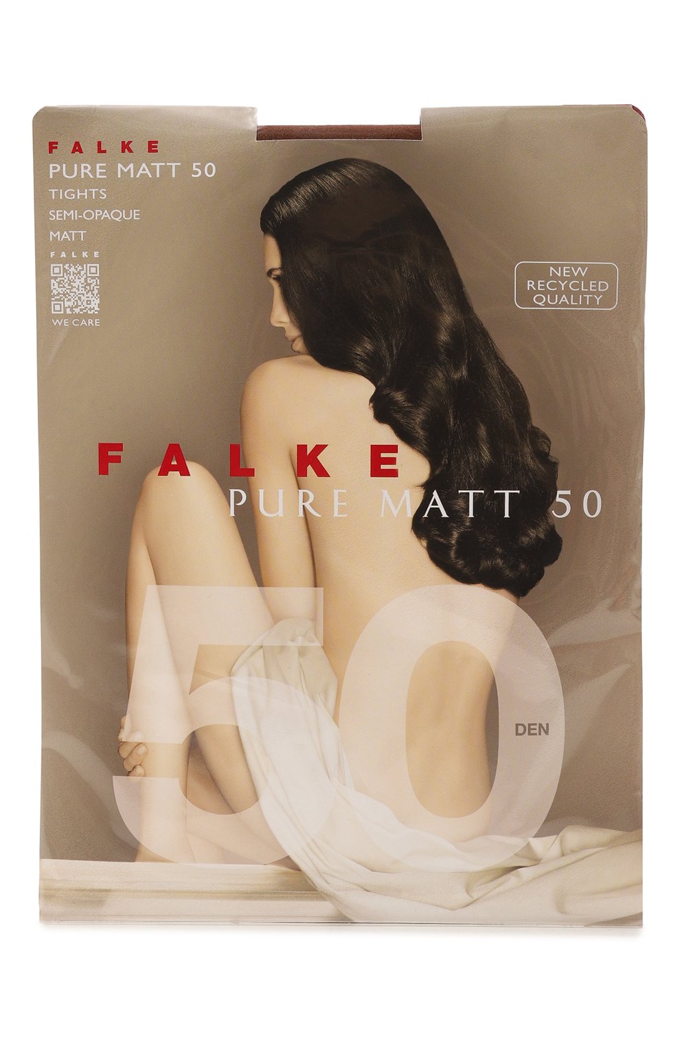 Женские бежевые колготки FALKE купить в интернет-магазине ЦУМ, арт. 43150