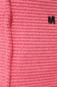 Женский сумка-тоут basket small MARNI розового цвета, арт. SHMP0077U0/P3860 | Фото 2 (Сумки-технические: Сумки-шопперы; Материал сплава: Проставлено; Материал: Текстиль; Драгоценные камни: Проставлено; Размер: small)