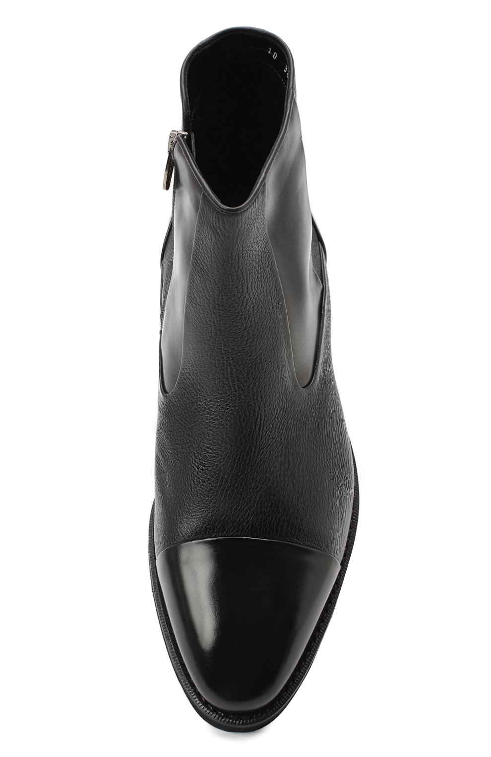Мужские кожаные сапоги BARRETT черного цвета, арт. 152U022.5/VITELL0 | Фото 5 (Материал внешний: Кожа; Материал утеплителя: Натуральный мех, Овчина; Мужское Кросс-КТ: зимние сапоги, Сапоги-обувь; Региональные ограничения белый список (Axapta Mercury): RU; Подошва: Плоская; ширина носка стельки: 10, 9, 9,5; высота каблука: 3,2; толщина подошвы: 1)