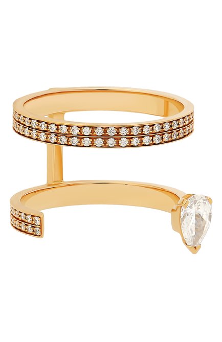 Женские кольцо REPOSSI бесцветного цвета, арт. RG/SV37AA+(P) | Фото 1 (Драгоц енные камни: Бриллианты; Материал сплава: Розовое золото)