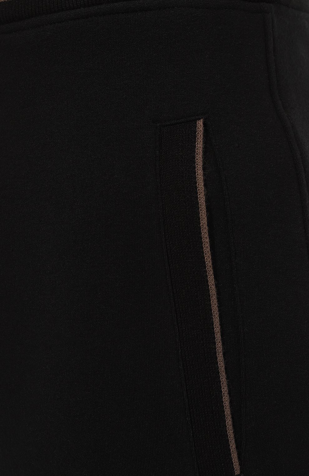 Мужские хлопковые брюки STEFANO RICCI черного цвета, арт. K101028P3D/T23350 | Фото 5 (Длина (брюки, джинсы): Стандартные; Случай: Повседневный; Материал сплава: Проставлено; Материал внешний: Хлопок; Стили: Спорт-шик; Драгоценные камни: Проставлено)