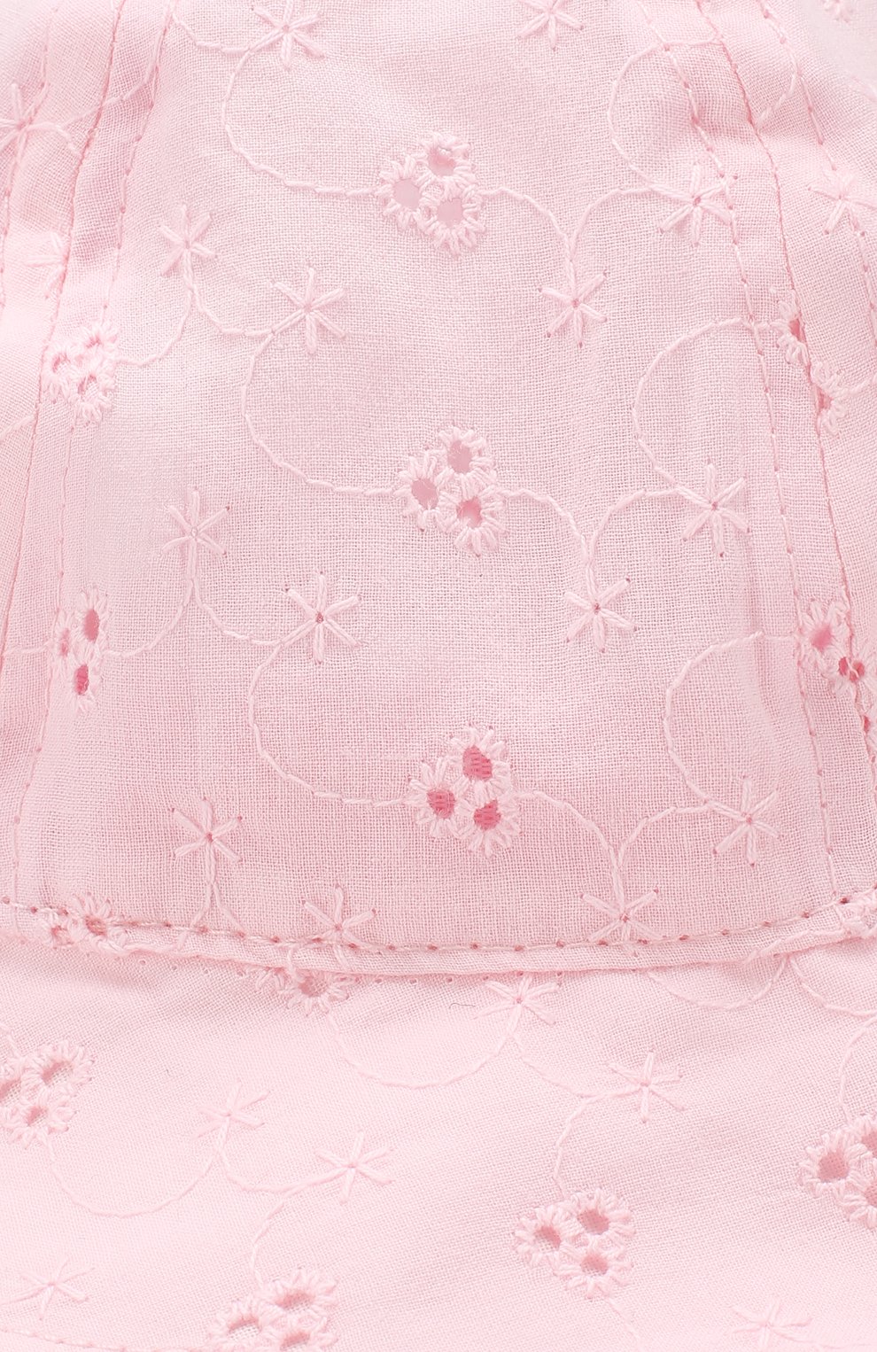 Детская хлопковая панама CATYA розового цвета, арт. 913039/1 | Фото 3 (Материал: Текстиль, Хлопок; Статус проверки: Проверено, Проверена категория)