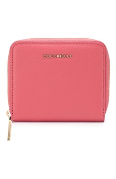 Женские кожаное портмоне COCCINELLE розового цвета, арт. E2 FW5 11 A2 01 | Фото 1 (Материал: Натуральная кожа)