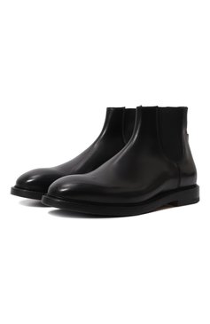 Мужские кожаные челси PREMIATA черного цвета, арт. 32103/BINDER | Фото 1 (Материал внутренний: Натуральная кожа; Материал сплава: Проставлено; Материал утеплителя: Без утеплителя; Подошва: Плоская; Драгоценные камни: Проставлено; Мужское Кросс-КТ: Сапоги-обувь, Челси-обувь)