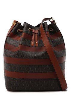Женская сумка le monogramme SAINT LAURENT коричневого цвета, арт. 568606/2UY3W | Фото 6 (Сумки-технические: Сумки через плечо; Размер: medium; Ремень/цепочка: На ремешке; Материал: Экокожа)