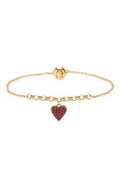Женский браслет remix collection heart strand SWAROVSKI золотого цвета, арт. 5517641 | Фото 1 (Материал: Металл)