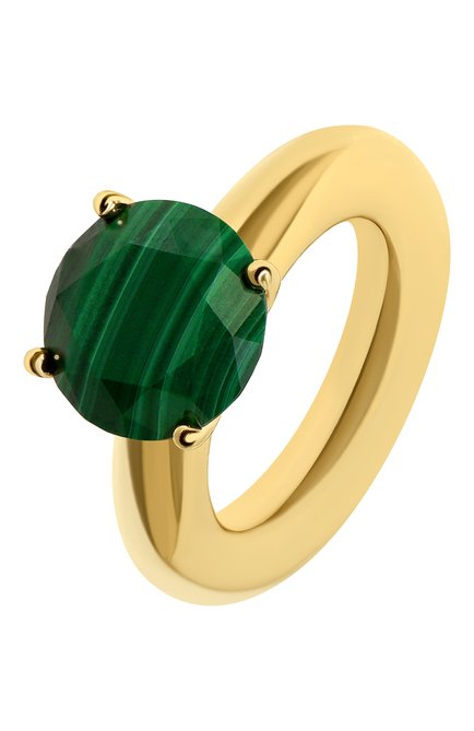 Женское кольцо cartoon с малахитом MOONKA зеленого цвета, арт. cr-r-mal | Фото 1
