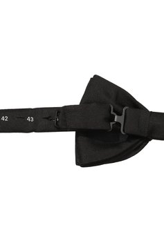 Му жской шелковый галстук-бабочка HUGO черного цвета, арт. 50503288 | Фото 2 (Материал: Текстиль, Шелк; Материал сплава: Проставлено; Нос: Не проставлено)