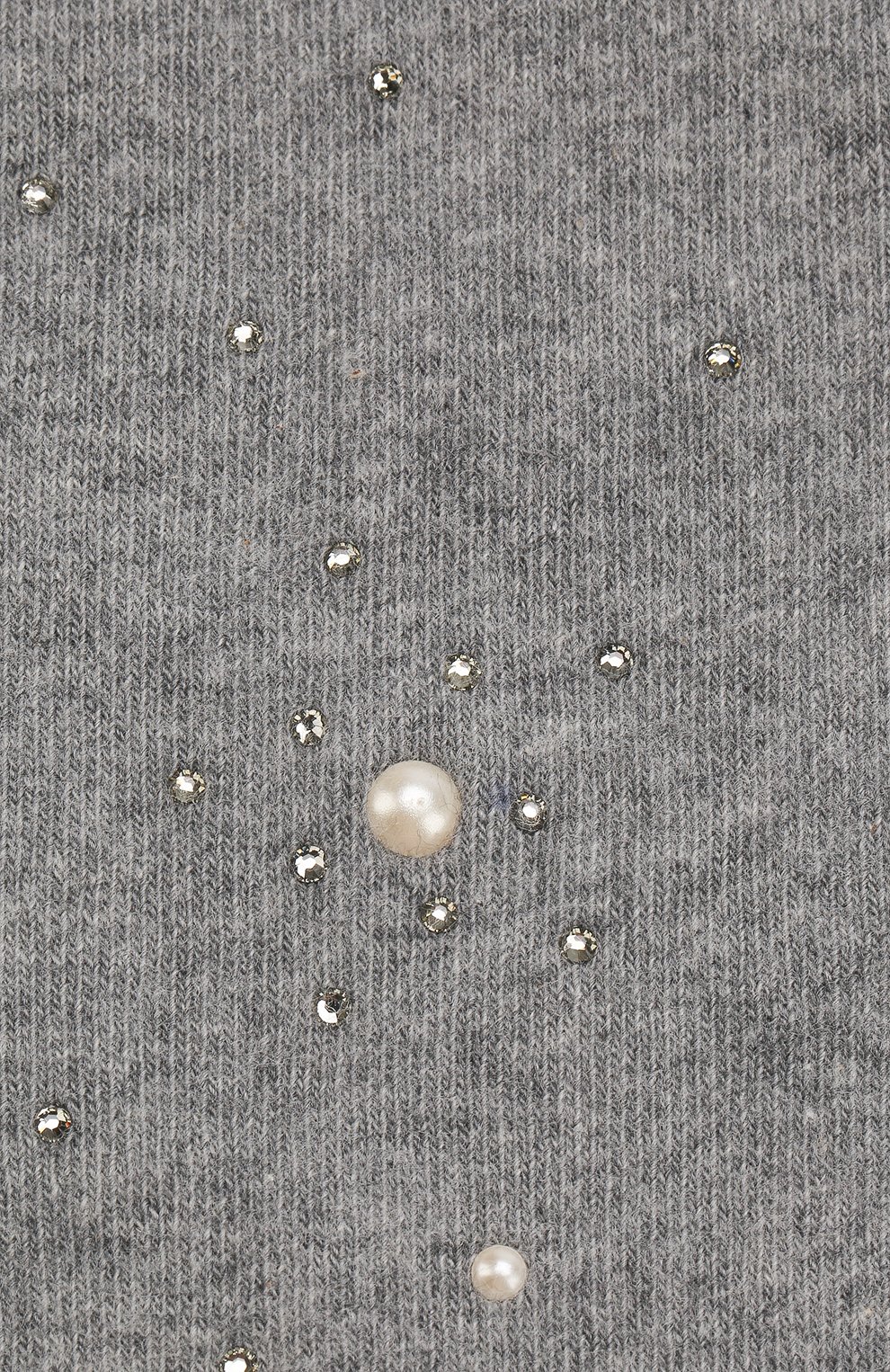 Детские колготки из хлопка с жемчужинами LA PERLA серого цвета, арт. 47718/4-6 | Фото 2 (Материал: Текстиль, Хлопок; Региональные ограничения белый список (Axapta Mercury): RU; Статус проверки: Проверено, Проверена категория; Кросс-КТ: Школьные аксессуары)