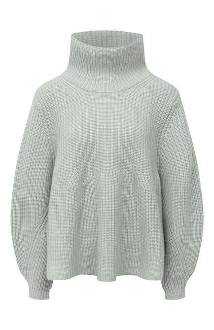 Женский кашемировый свитер ALLUDE зеленого цвета по цене 87600 руб., арт. 215/11123 | Фото 1