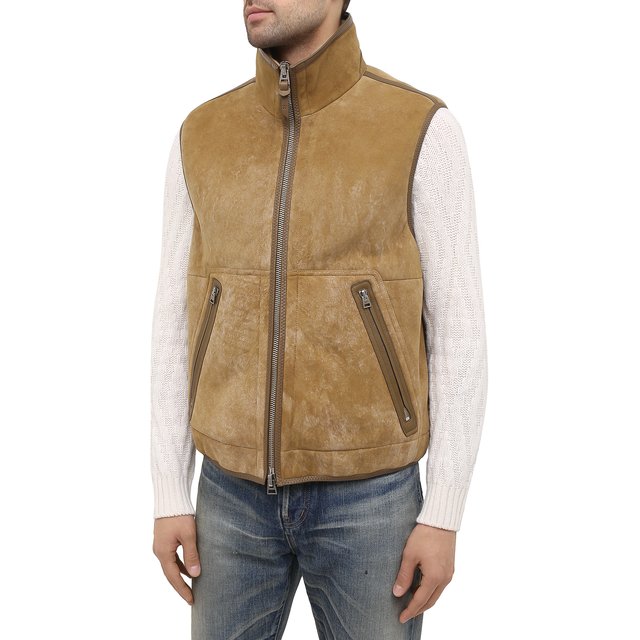 фото Жилет из овчины tom ford