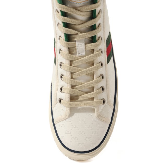 Текстильные кеды Tennis 1977 Gucci  625807 99WM0 Фото 6