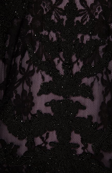 Женское платье-макси ALEXANDER MCQUEEN фиолетового цвета, арт. 393344/QFZ14 | Фото 2 (Материал внешний: Синтетический материал)