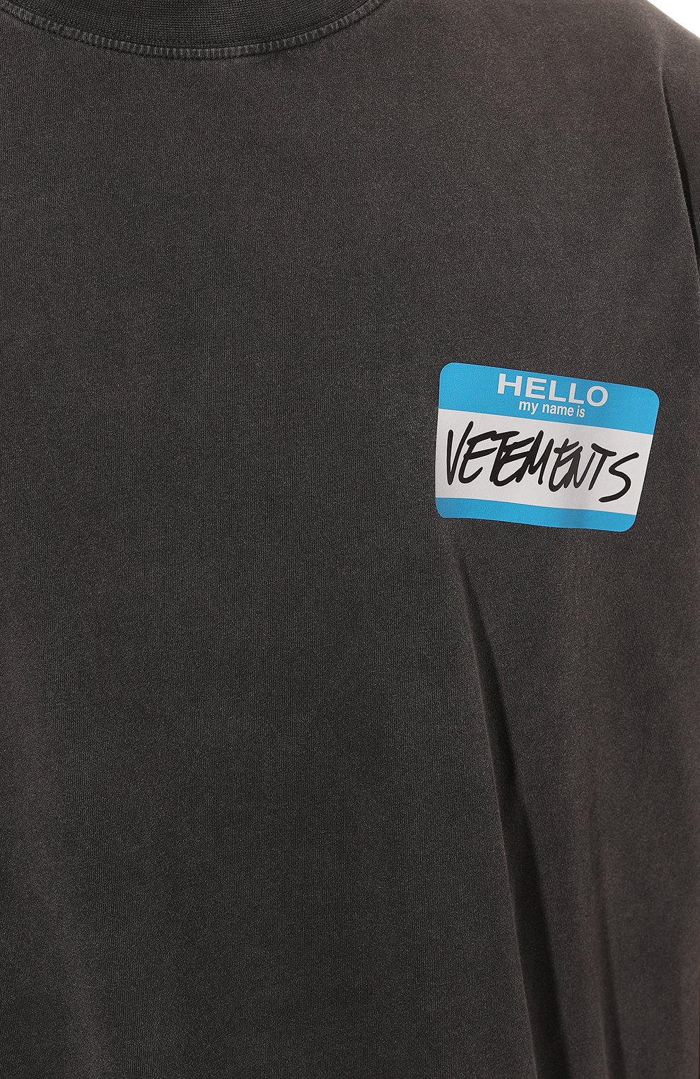 фото Хлопковая футболка vetements