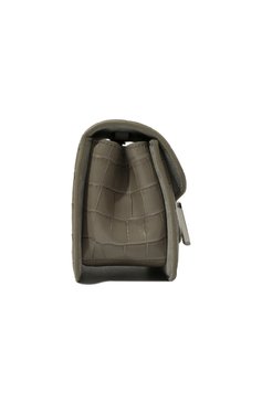 Женская сумка marvin twist COCCINELLE серого цвета, арт. E1 L3G 12 01 01 | Фото 4 (Сумки-технические: Сумки через плечо; Материал: Натуральная кожа; Размер: mini; Ремень/цепочка: На ремешке)