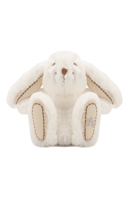 Детского плюшевая игрушка кролик TARTINE ET CHOCOLAT белого цвета, арт. T30130H | Фото 1 (Материал: Текстиль, Синтетический материал; Статус проверки: Проверена категория)