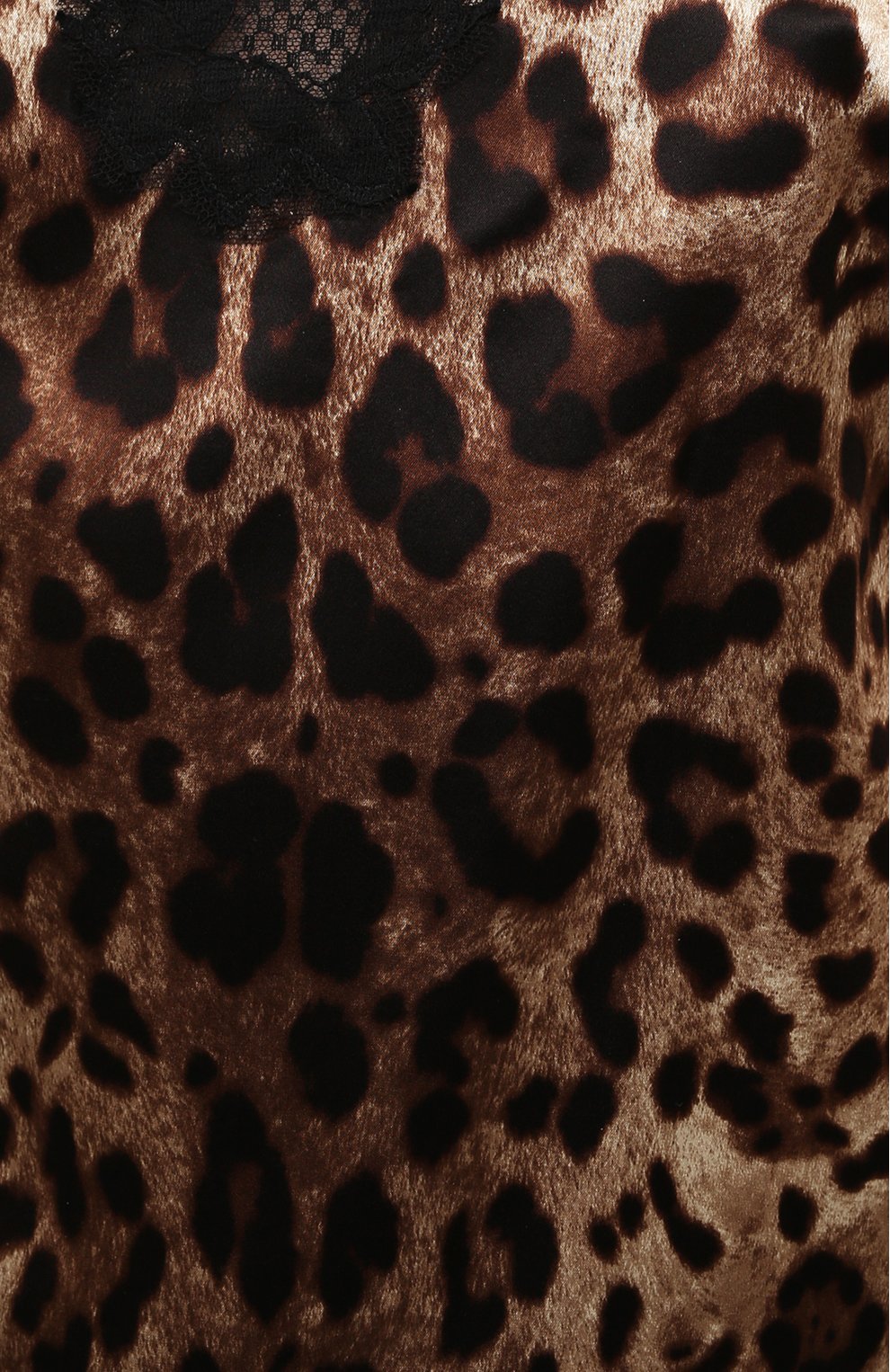Женская шелковый топ DOLCE & GABBANA леопардового цвета, арт. 07A00T/FSAXY | Фото 5 (Материал внешний: Шелк; Женское Кросс-КТ: Топы; Статус проверки: Проверено, Проверена категория)