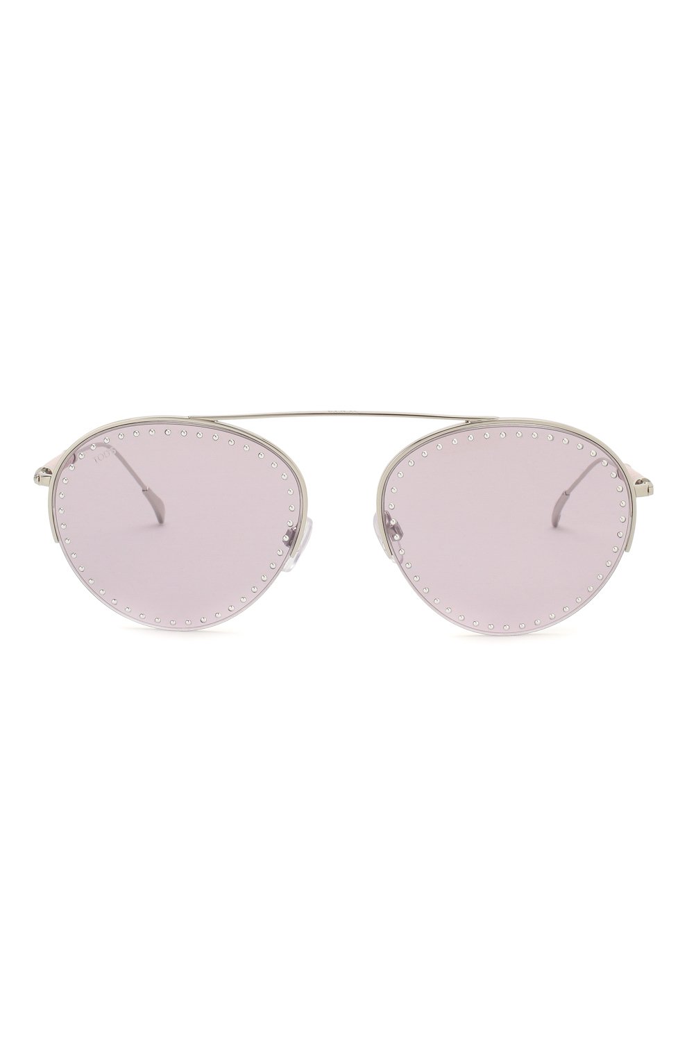 Женские солнцезащитные очки TOD’S розового цвета, арт. X0W02346017AGU | Фото 3 (Тип очков: С/з; Материал: Металл; Оптика Гендер: оптика-женское; Очки форма: Авиаторы)