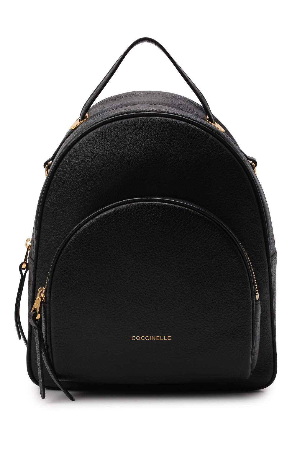 Женский рюкзак lea small COCCINELLE черного цвета, арт. E1 I60 14 01 01 | Фото 1 (Материал: Натуральная кожа; Размер: mini; Стили: Кэжуэл)
