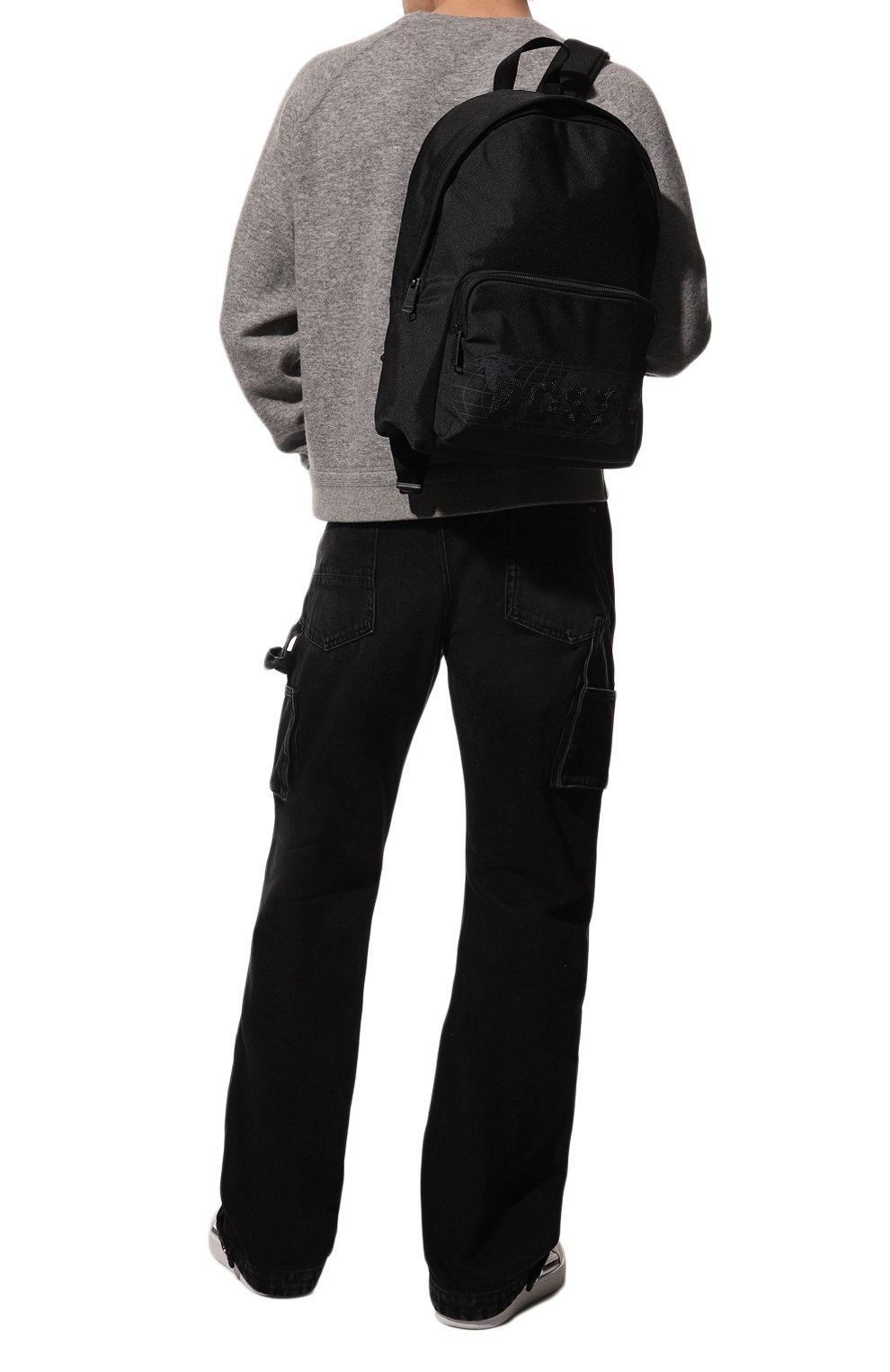 Текстильный рюкзак BOSS 50487175, цвет чёрный, размер NS - фото 7