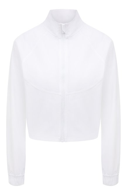 Женская куртка DAILY REMINDER белого цвета, арт. OW001-WH | Фото 1 (Рукава: Длинные; Материал внешний: Синтетический материал; Длина (верхняя одежда): Короткие; Стили: Спорт-шик; Кросс-КТ: Куртка)