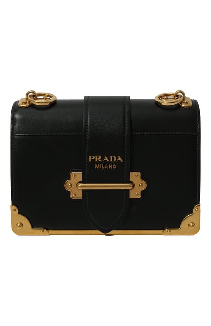Женская сумка cahier PRADA черного цвета по цене 325000 руб., арт. 1BD045-2AIX-F0002-XCH | Фото 1