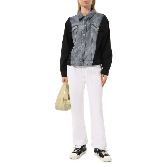 Комбинированные кеды Maison Margiela  S58WS0235/P5063 Фото 2