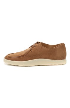 Мужские замшевые ботинки TOD’S коричневого цвета, арт. XXM52B0CM10RE0 | Фото 3 (Мужское Кросс-КТ: Ботинки-обувь, Дезерты-обувь; Материал внутренний: Натуральная кожа; Материал утеплителя: Без утеплителя; Подошва: Плоская; Материал внешний: Замша; Длина стельки: 29, 29,4, 29,8, 25,7, 26,1, 26,5, 26,9, 27,4, 27,8, 28,2, 28,6)