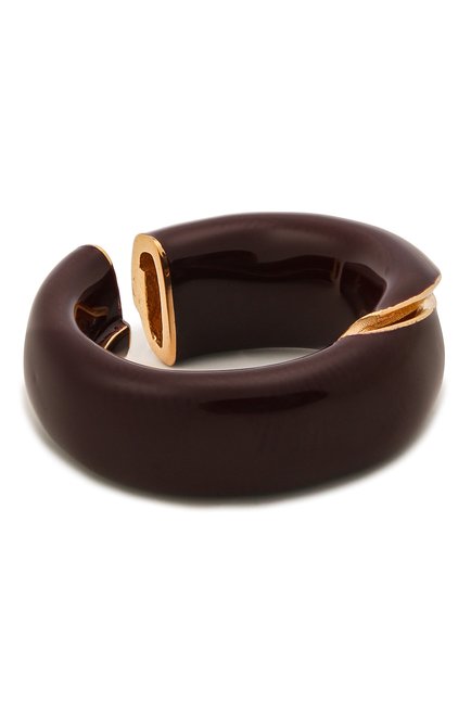 Женское кольцо BOTTEGA VENETA коричневого цвета по цене 42600 руб., арт. 666044/VAHU4 | Фото 1