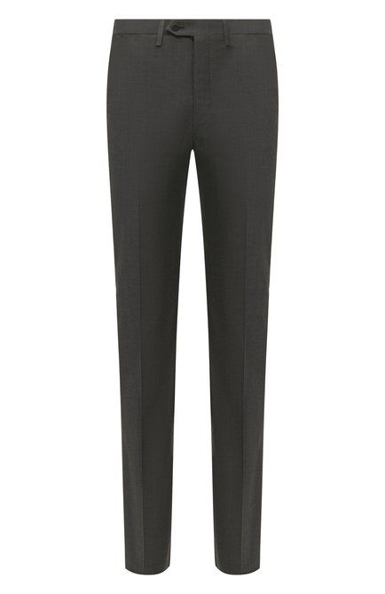 Мужские брюки из хлопка и шерсти KITON темно-серого цвета по цене 131500 руб., арт. UPNFCK0671A | Фото 1