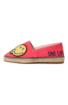 Мужские текстильные эспадрильи dsquared2 x smiley DSQUARED2 розового цвета, арт. ESM0009 00305353 | Фото 4 (Материал внешний: Текстиль; Материал внутренний: Текстиль)