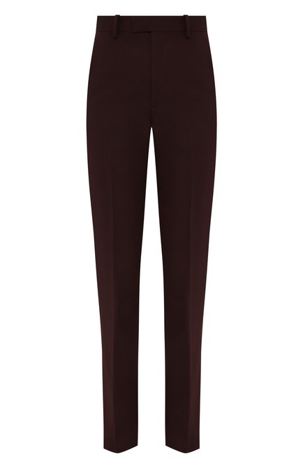Женские шерстяные брюки BOTTEGA VENETA бордового цвета по цене 93150 руб., арт. 647346/VKIS0 | Фото 1