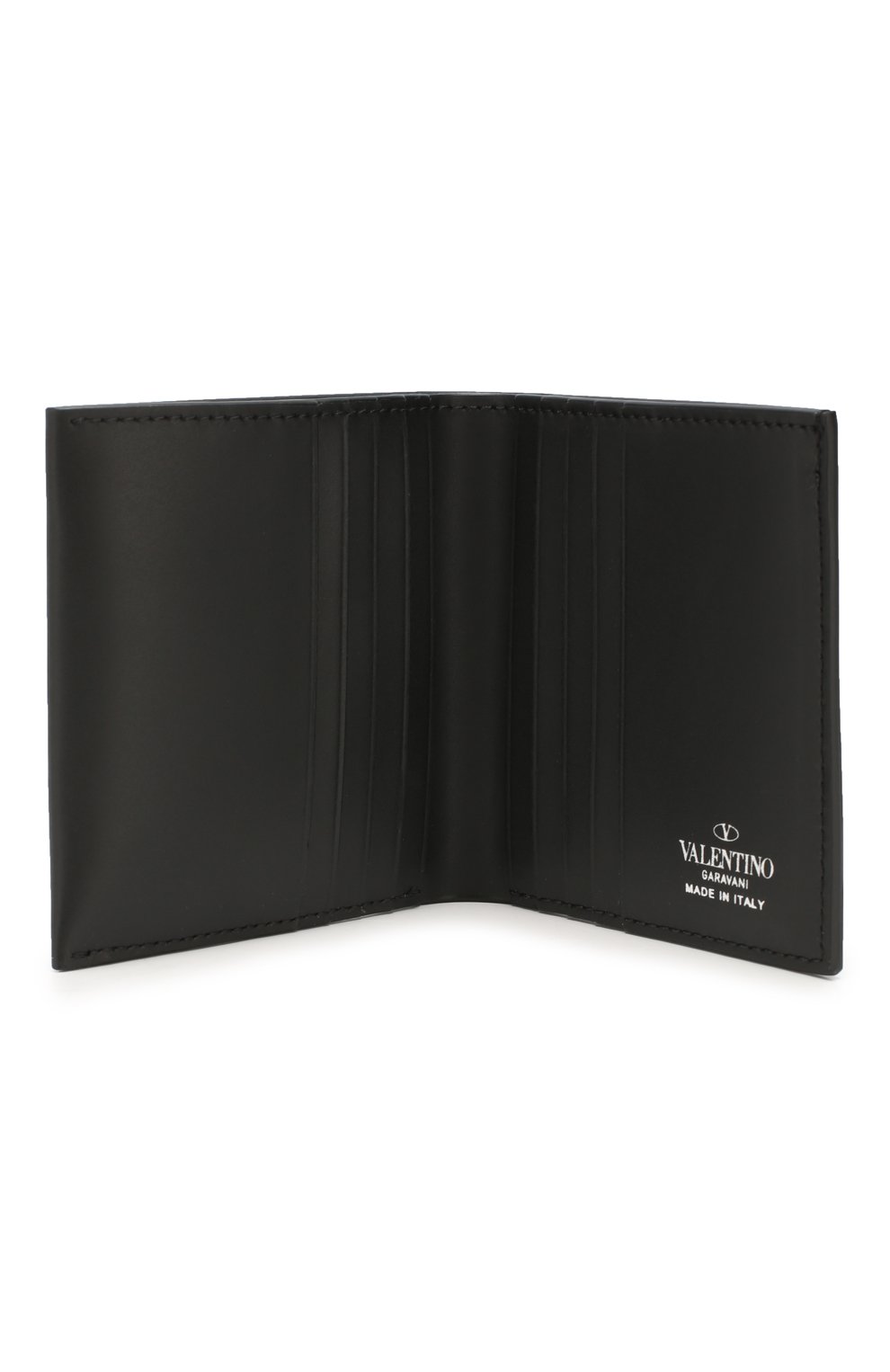 Мужской кожаное портмоне VALENTINO черного цвета, арт. TY2P0P70/VNA | Фото 3 (Материал: Натуральная кожа)