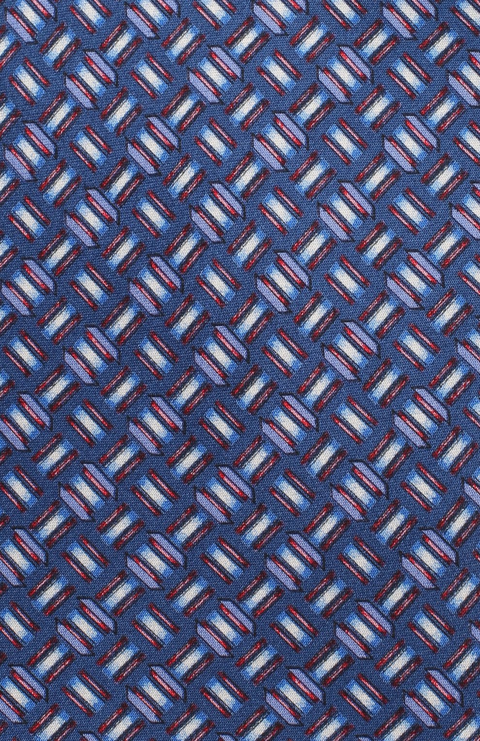 Мужской комплект из галстука и платка LANVIN синего цвета, арт. 4256/TIE SET | Фото 3 (Материал: Текстиль, Шелк)