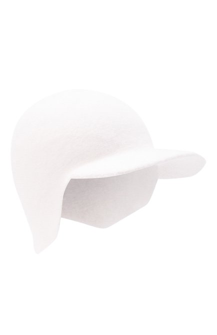 Женская кашемировая кепка wellington CANOE белого цвета, арт. 4915500 | Фото 1 (Материал: Шерсть, Кашемир, Текстиль)