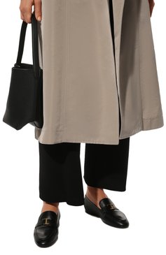 Женские кожаные лоферы TOD’S черного цвета, арт. XXW35B0ED10TRP | Фото 3 (Каблук высота: Низкий; Материал внутренний: Натуральная кожа; Подошва: Плоская; Длина стельки: 22,6, 22,9, 23,3, 23,6, 24, 24,4, 24,7, 25,1, 25,4, 25,8, 26,1, 26,5, 26,8, 27,2, 27,5)