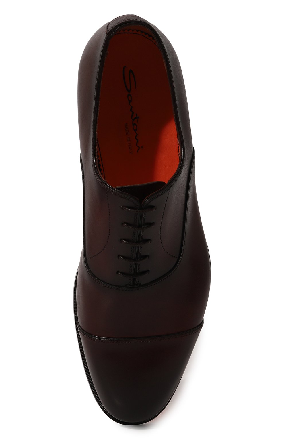 фото Кожаные оксфорды santoni