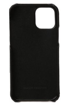 Кожаный чехол для iphone 12/12 pro HERON PRESTON черного цвета, арт. HMPA015F21LEA0011022 | Фото 3 (Женское Кросс-КТ: Кожа iPhone; Материал: Натуральная кожа)