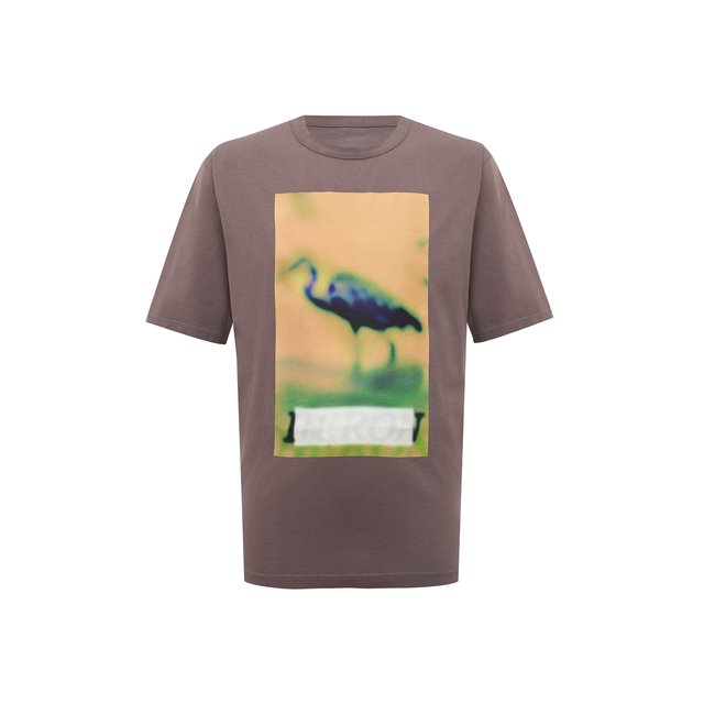 Хлопковая футболка Heron Preston HMAA032F22JER0040919