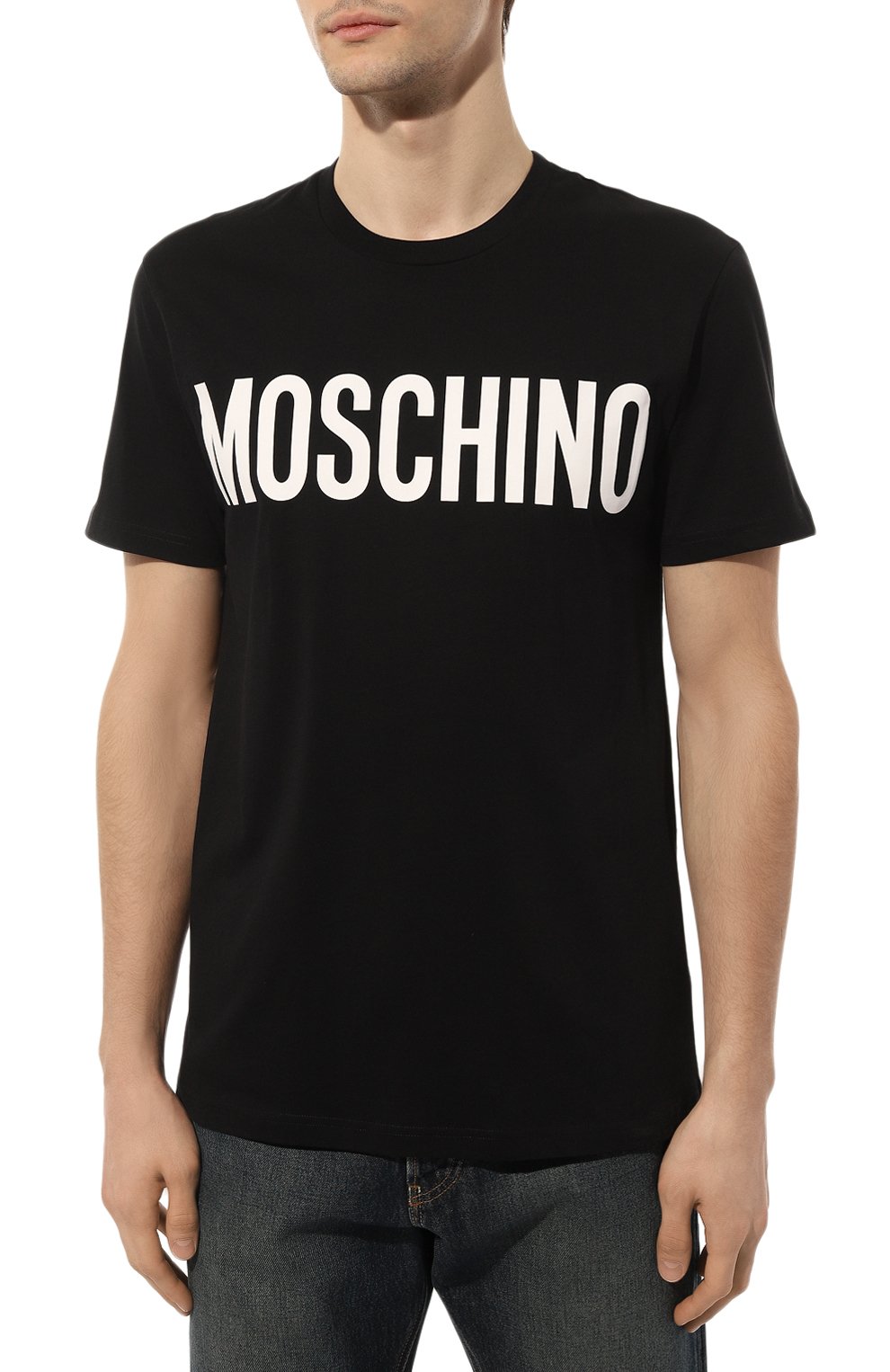 Хлопковая футболка Moschino  231ZZA0701/241 Фото 3