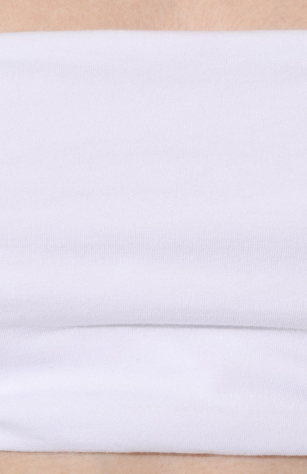 Женский хлопковый бра-топ BRUNELLO CUCINELLI белого цвета, арт. MPT18B0130 | Фото 5 (Материал сплава: Проставлено; Нос: Не проставлено; Материал внешний: Хлопок; Рукава: С открытыми плечами; Длина (для топов): Укороченные; Стили: Кэжуэл)